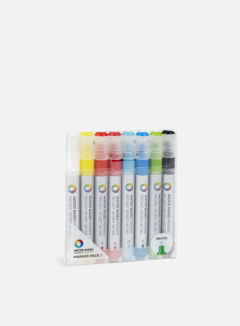 Montana Water Based Marker 3 mm Pack 8 pz SPECTRUM